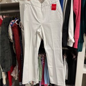 Spanx kick flare pant - white - small